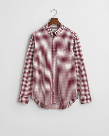 Πουκάμισο Καρό Gingham Poplin Σε Κανονική Γραμμή GANT